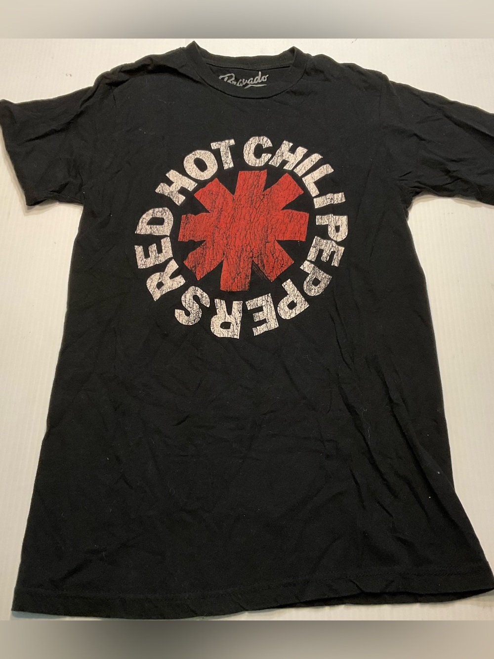 Red Hot Chili Peppers T Shirt Bravado Women/Junior Sz S Black Cotton